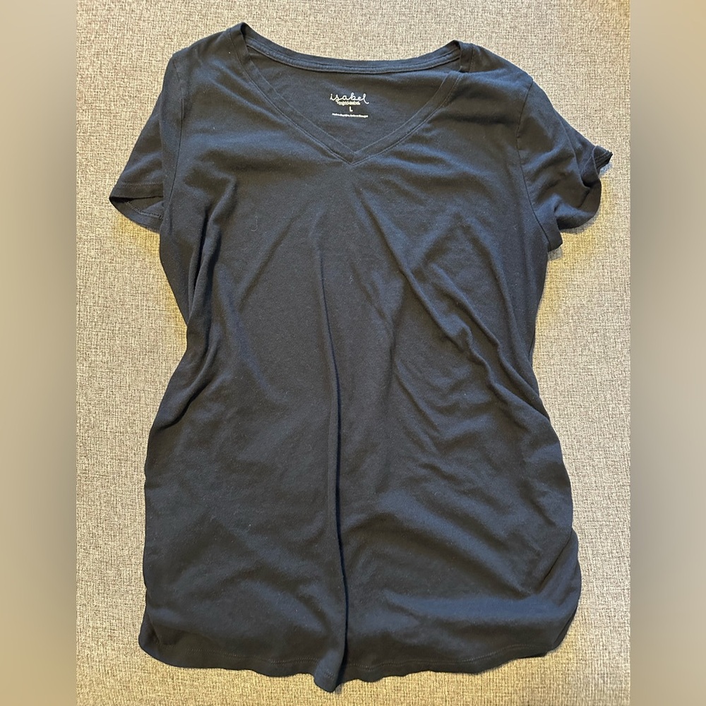 Black Maternity Top